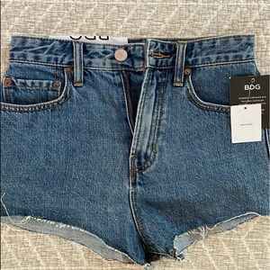 BDG NWT cheeky high rise shorts 24